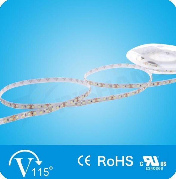LED стрічка 12В RISHANG 120-2835 8.6Вт 630Лм RD60C0TA-B Білий Теплий 2700K IP65 10мм